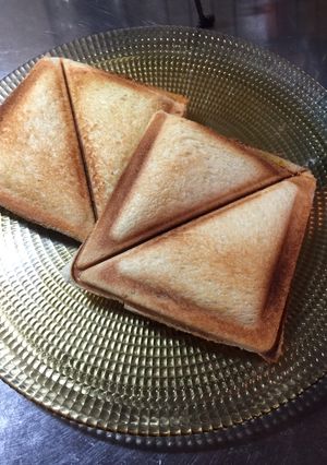 熱壓土司 的食譜成品照片