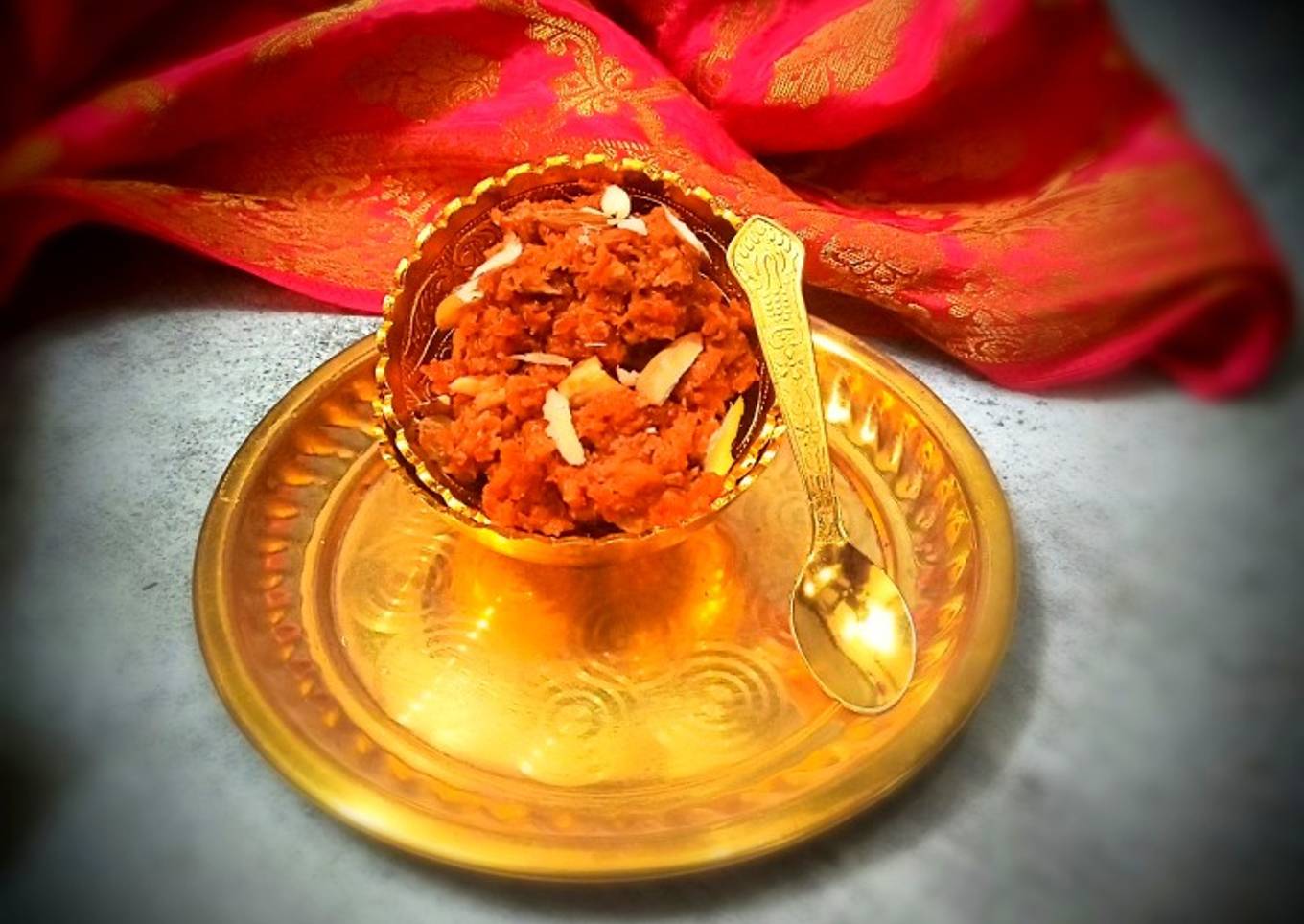 Instant pot carrot halwa