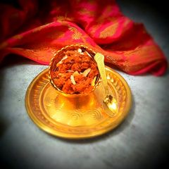 A picture of Instant pot carrot halwa.