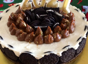 Una foto de Cheesecake de Oreo
