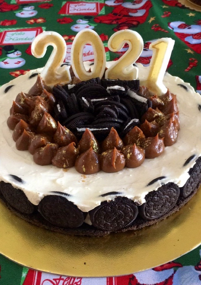 Una foto de Cheesecake de Oreo