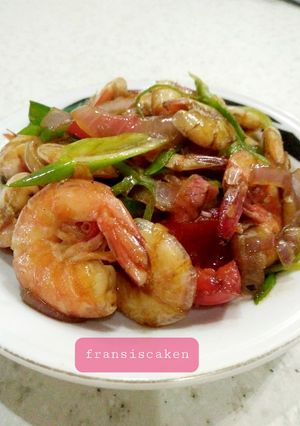 Foto resep Tumis Udang Paprika