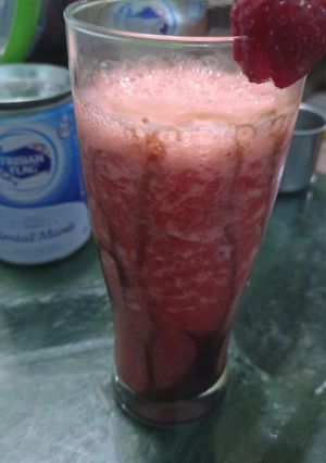 Foto resep Jus Strawberry