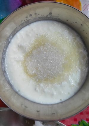 A picture of Meethi dahi.