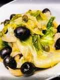 Scarola con Olive e Acciughe