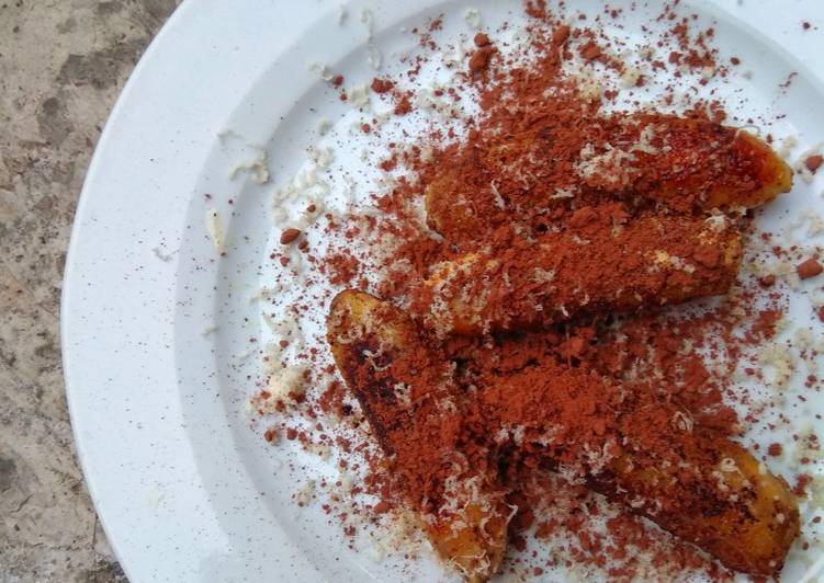 Pisang bakar keju