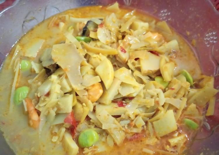 Resep masakan Lodeh rebung | Cara Buat Lodeh rebung Yang Lezat