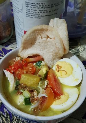 Foto resep Soto ayam santan