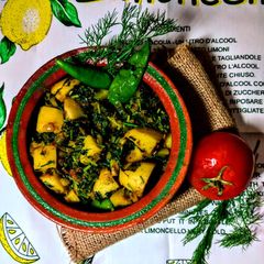 A picture of Soya Methi Aloo Bhujia.