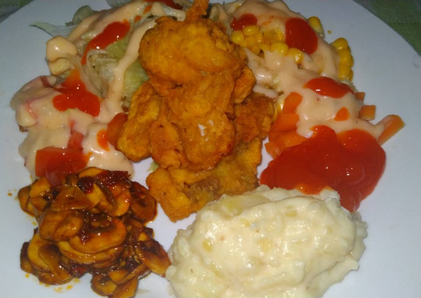 Steak ayam rumahan #dapurudut