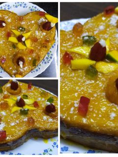 मैंगो ग्लेज़ केक (Mango glaze cake recipe in Hindi) रेसिपी मुख्य फोटो