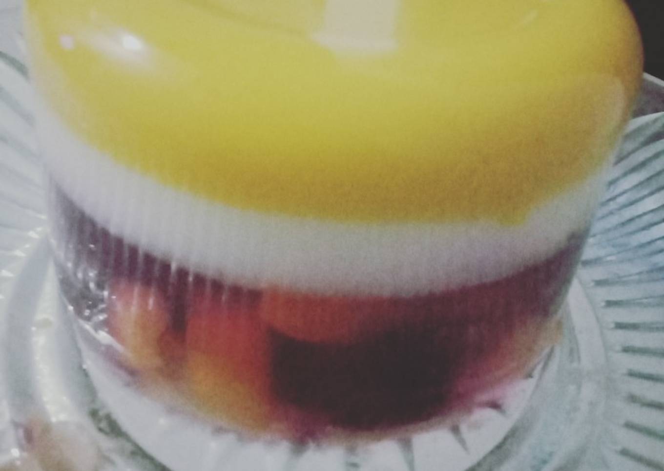Puding buah enak seger