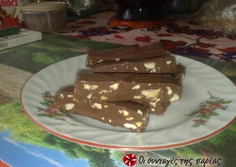 Easiest Way to Make Super Quick Homemade Chocolate bars with tahini and honey