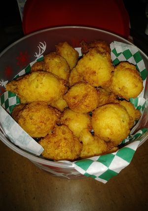 A picture of Holiday Hush Puppies.