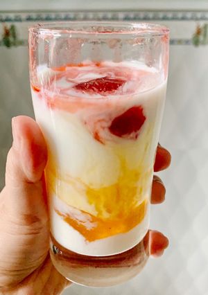 Hình của món Mứt dâu tây.