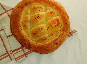 صورة لوصفة الخبز التركي