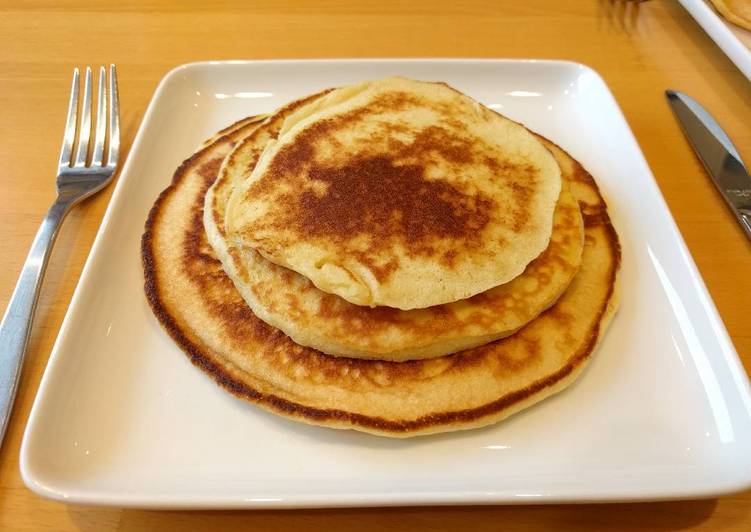 Simple Way to Prepare Speedy Delicious Fluffy Pancakes