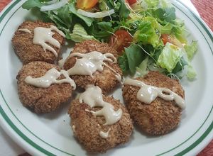 Una foto de Nuggets de pollo saludables en freidora de aire