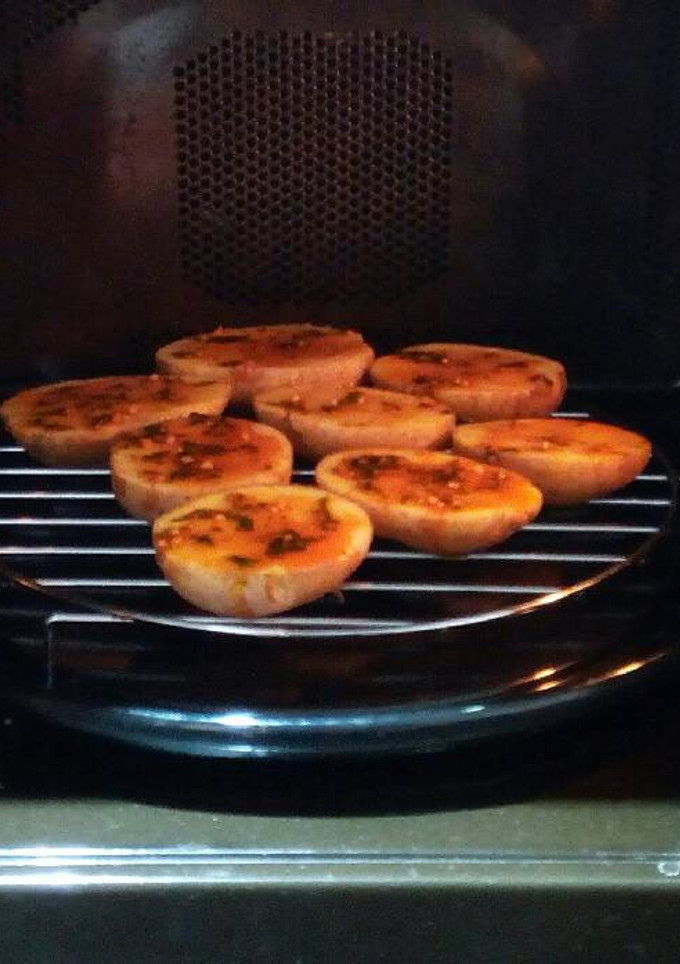 Una foto de Patatas al horno asadas con su piel