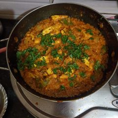 A picture of Shahi paneer.