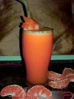 A picture of Orange juice #ColourOrange.