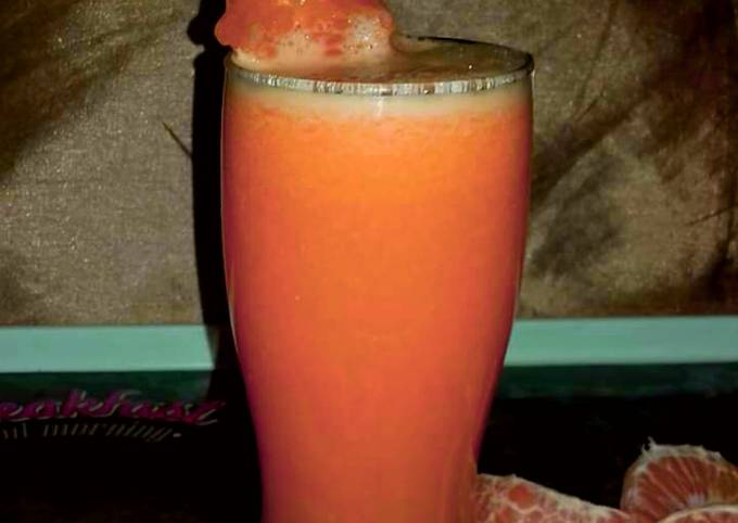 Step-by-Step Guide to Make Homemade Orange juice #ColourOrange