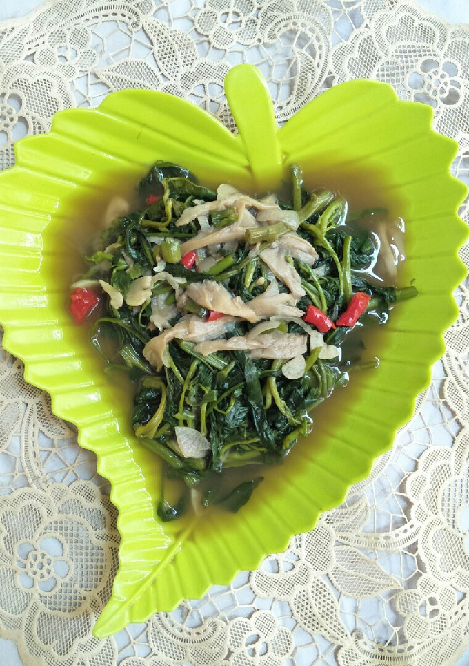 Foto resep Tumis Kangkung Jamur