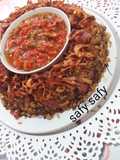 Freekeh Mujaddara with Daqoos Sauce