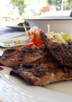 Una foto de Matambre al Fernet!