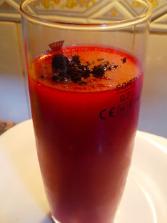 Una foto de Batido de remolacha y tomate
