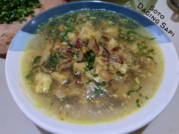 Langkah Gampang Membikin Resep Soto Daging Sapi yang Sempurna Anti Ribet, Lezat
