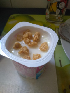 Una foto de Desayuno Light. Desayuno con cereales falsos