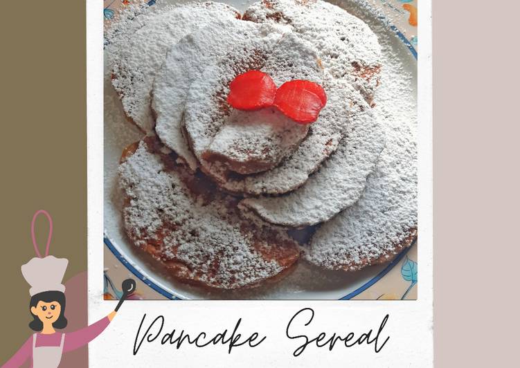 Resep Pancake Sereal Cokelat (Bahan Simple), Enak