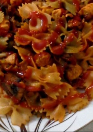 عکسی از دستور پاستا سبزیجات🍝