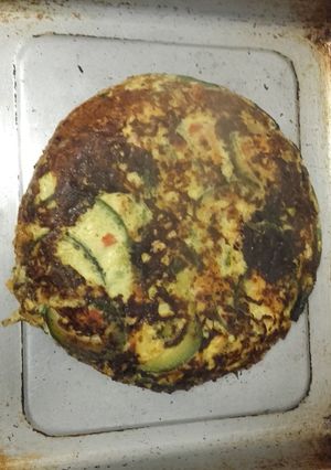 Una foto de ○ Tortilla de zapallito fácil ○