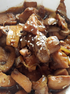 Foto resep Ayam jamur teriyaki