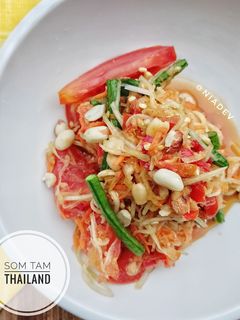 Foto resep Som tam Thailand (salad pepaya muda)