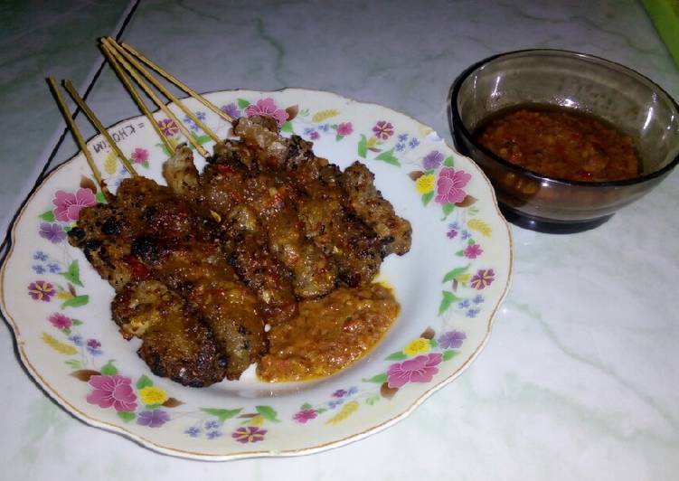 Sate kanji bumbu kacang