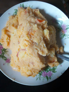 A picture of Mashed potatoes.