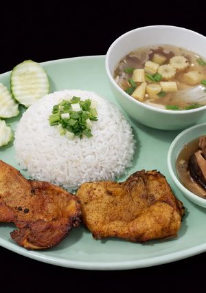 Hình của món SP.0371 - Cơm Sườn Nướng Cà Ri.