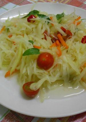 涼拌木瓜絲 的食譜成品照片