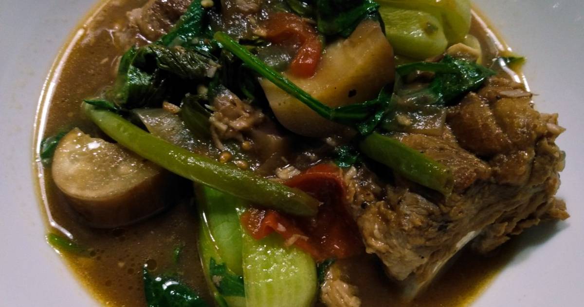 Great recipe for Pork rib sinigang. 
