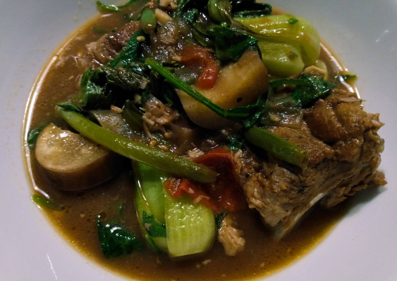 Pork rib sinigang