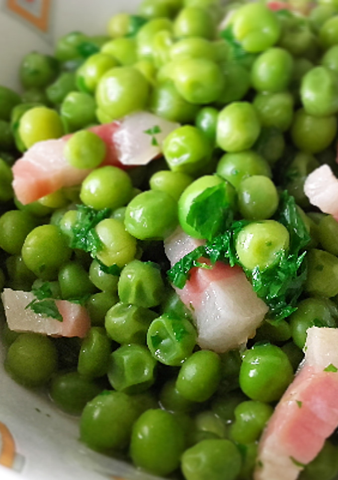 Una foto de Guisantes sabrosos
