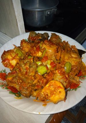 Foto resep Ayam rica² pete