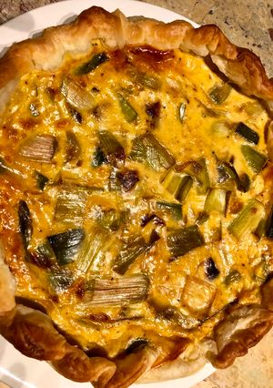 Une photo de Tarte aux poireaux