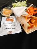 Tandoori roti wrap