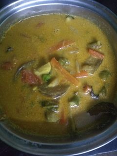 ருசியான 🌰🌰🌰தேங்காய் பால் குழம்பு 🥕🥕🥕🍆🥔 செய்முறை முக்கிய புகைப்படம்