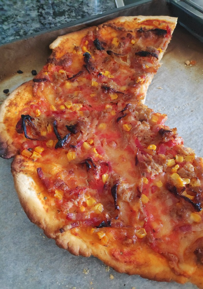 Una foto de Pizza tunabacon