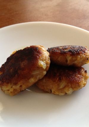 A picture of Cauliflower carrot croquettes.